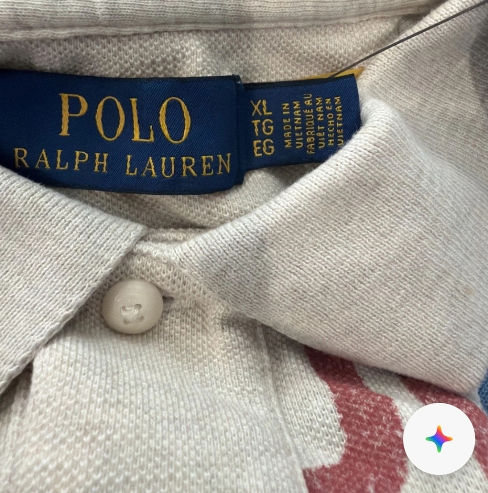 Polo Ralph Lauren Men's Classic Dry Goods Print Mesh Polo Shirt - XL - Picture 2 of 5